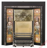Art Nouveau Tiled Fireplace в Благовещенске