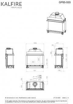 Чертеж для  Kalfire GP85/55S