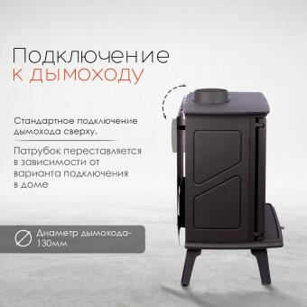 Чугунная печь Canada Black в Благовещенске