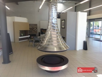Дровяной камин EVA 992 центральный, открытый в Благовещенске