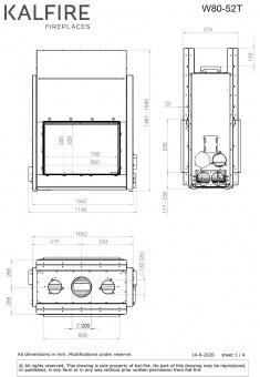Чертеж для Kalfire W80/52T