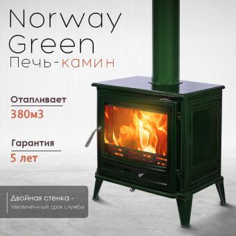 Чугунная печь Norway Green в Благовещенске